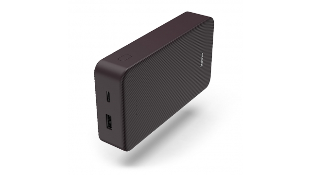 Hama Power Pack Colour 20 20000mAh 2 Uitgangen: USB-C USB-A Pruim