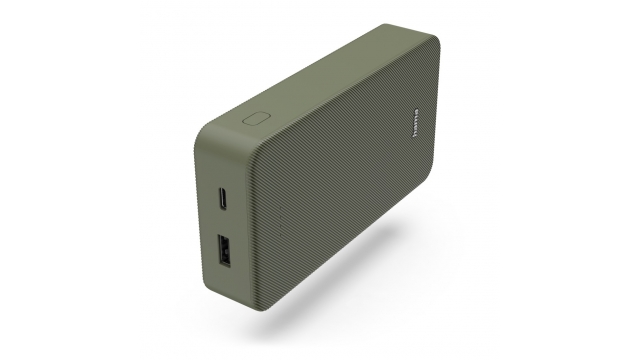 Hama Power Pack Colour 20 20000mAh 2 Uitgangen: USB-C USB-A Groen