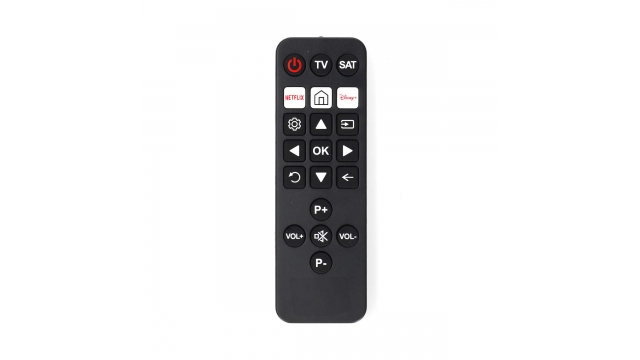 Nedis TVRC23SNBK Universele Afstandsbediening Voorgeprogrammeerd 2 Apparaten Disney + Button / Netflix Knop Infrarood Zwart