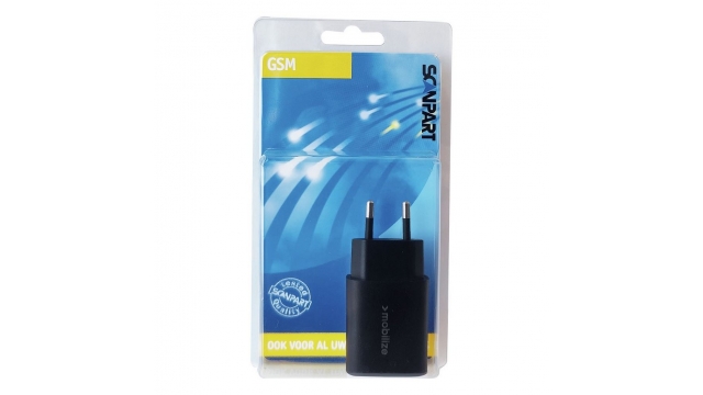 Scanpart GSM Lader USB-A en USB-C 25W Zwart