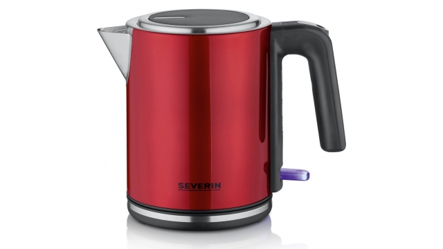 Severin WK3427 Waterkoker 1L 2400W Rood/Zwart