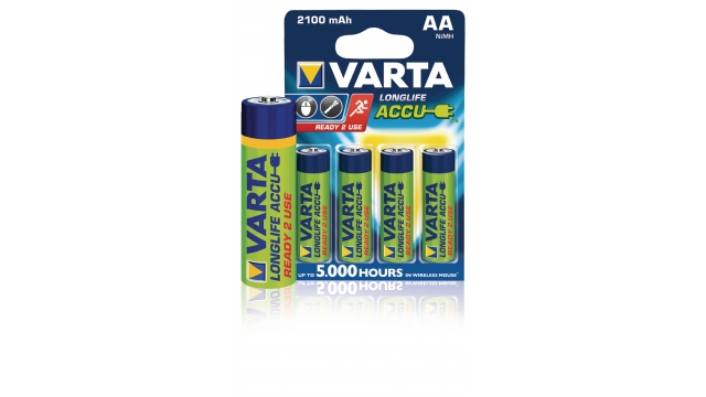 Varta VARTA-56706B Oplaadbare Nimh-batterij Aa 1.2 V Dc 2100 Mah 4-blisterkaart